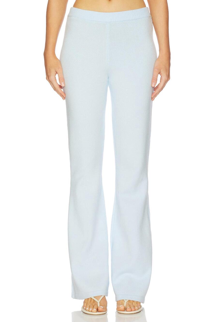 NEW SER.O.YA katia knit pants in arctic blue
